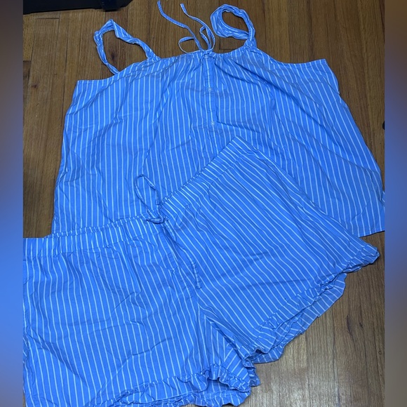 Women’s Poplin 2 Piece PJ set - Picture 1 of 3
